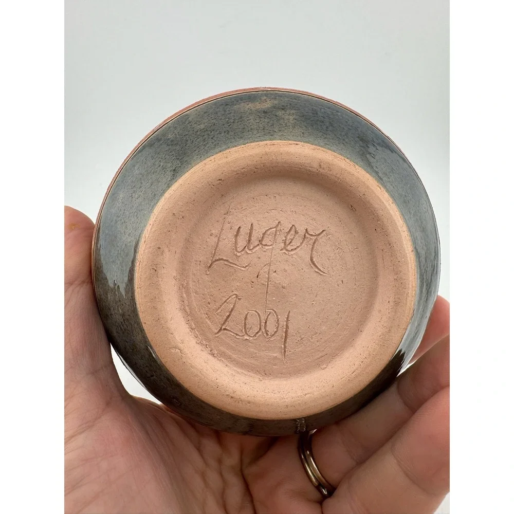 Luger 2001 Signed Southwest Style Pottery Vase Art‎ Decor Southwest Design